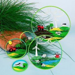 Kit Quilling Landscapes Countryside