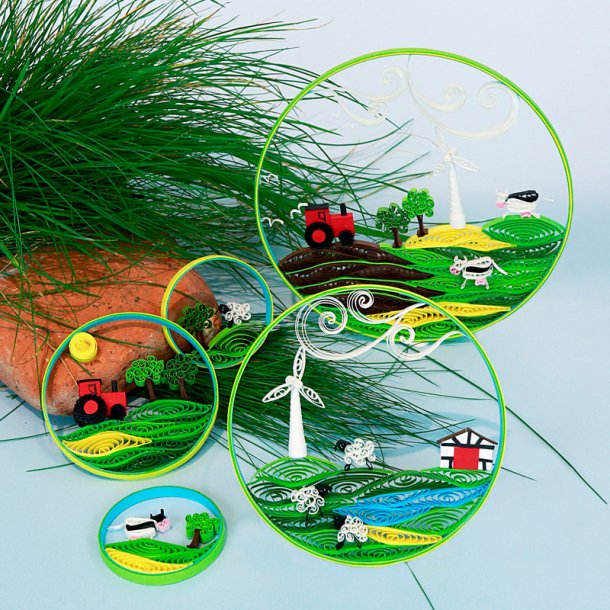 Kit Quilling Landscapes Countryside
