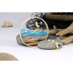 Hfte Quilling Landscapes Sea