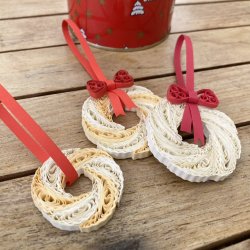 Instruktion Quilling Vaniljekrans med sljfe