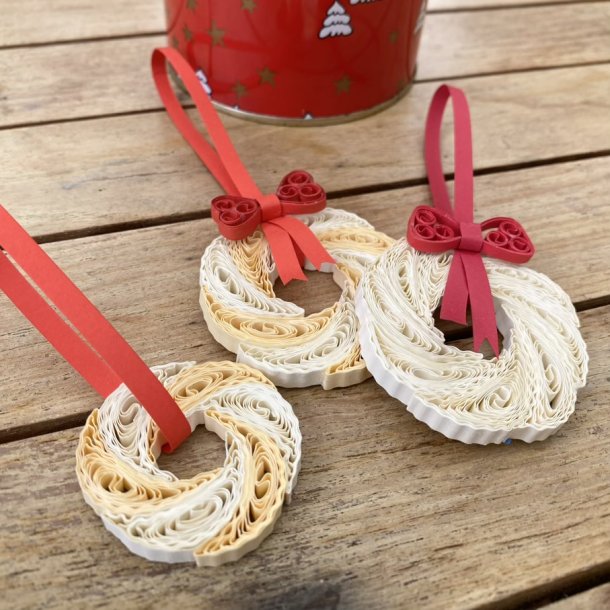 Instruktion Quilling Vaniljekrans med sljfe