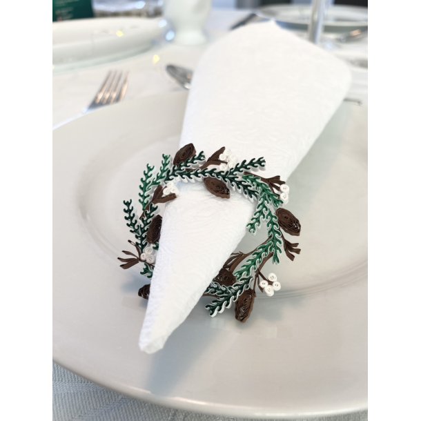 Instruktion Quilling Krans Vinter