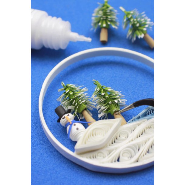 Hfte Quilling Landscapes Winter