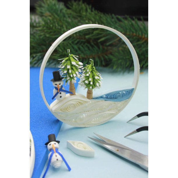 Hfte Quilling Landscapes Winter