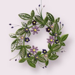 Instruktion Quilling Krans Britt Mari