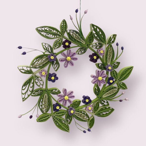 Instruktion Quilling Krans Britt Mari