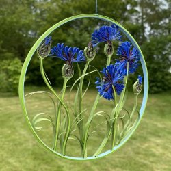 Instruktion Quilling Kornblomst