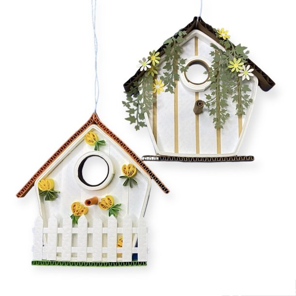 Instruktion Quilling Fuglehus