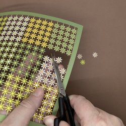 Laser-klippeark mini marguritter