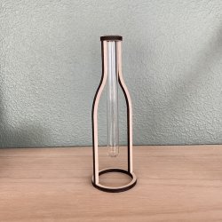Trflaske med glas 16 cm 